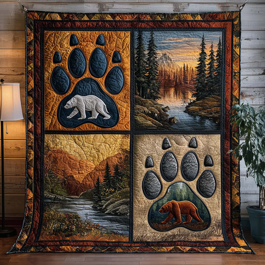 Bear Trail Quilted Blanket GFTOTP14490