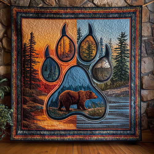 Bear Trail Quilted Blanket GFTOTP14491