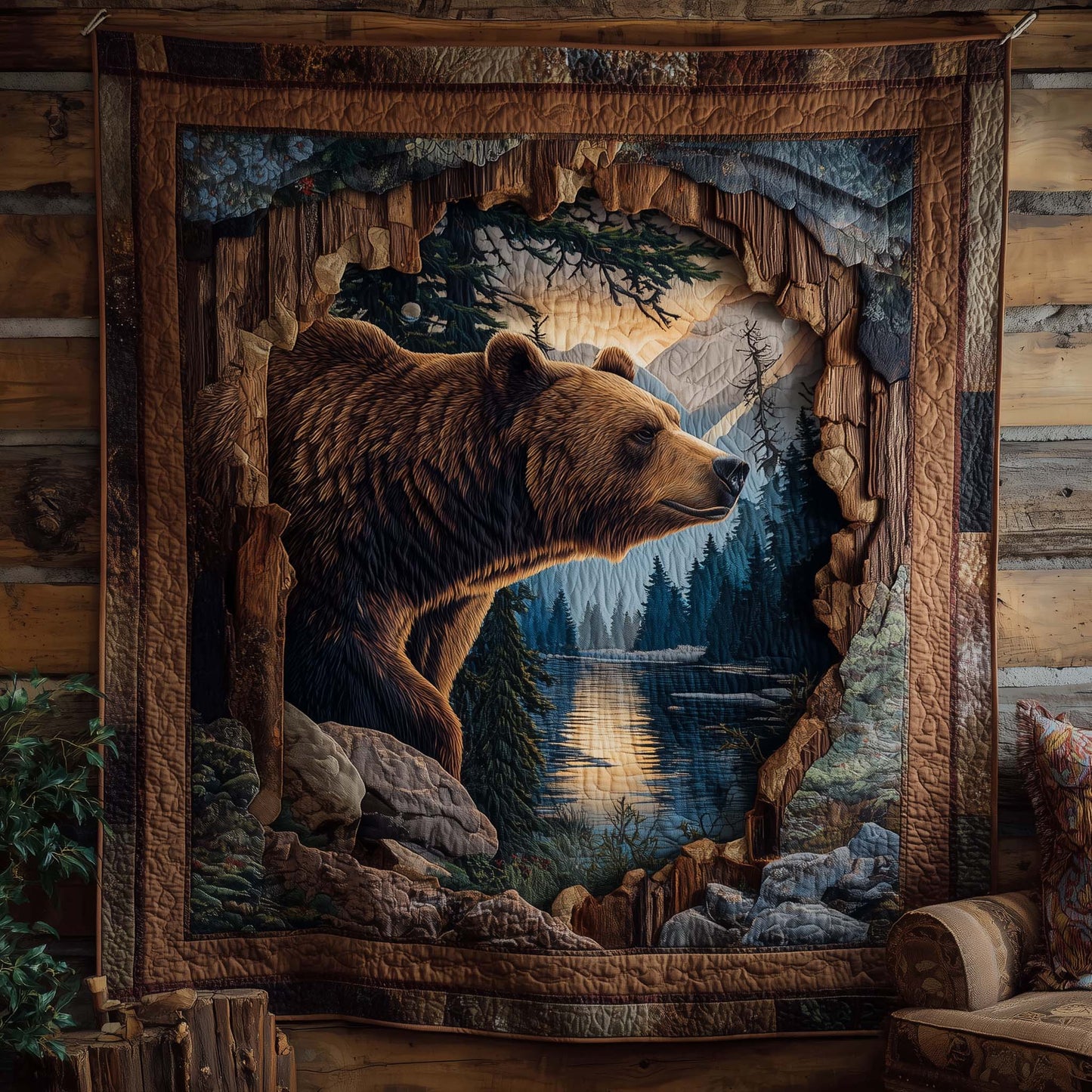 Timber Trail Quilted Blanket GFTOTP14495