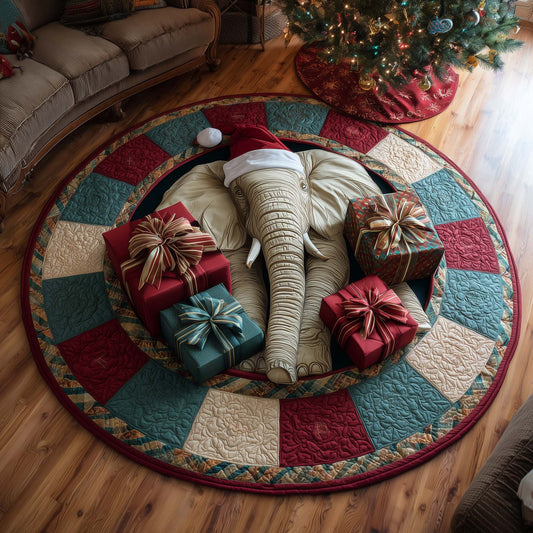 Jolly Tusk Quilted Round Mat GFTOTP14510