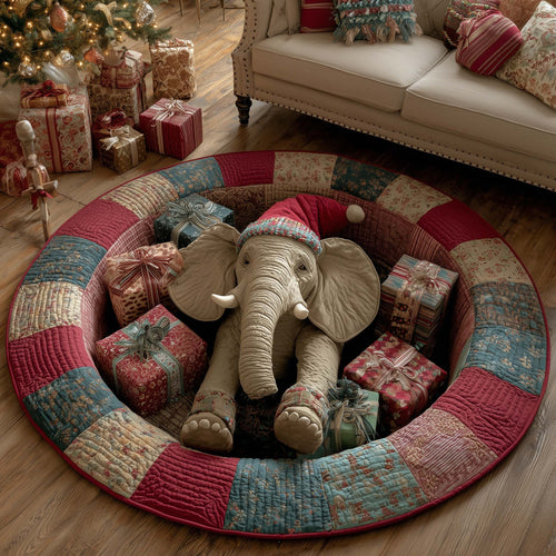 Jolly Tusk Quilted Round Mat GFTOTP14511