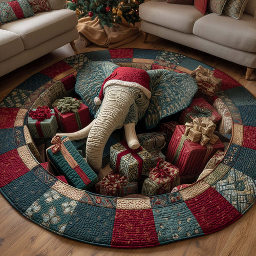 Jolly Tusk Quilted Round Mat GFTOTP14512
