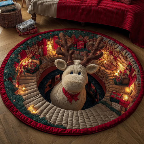Holiday Glow Quilted Round Mat GFTOTP14523