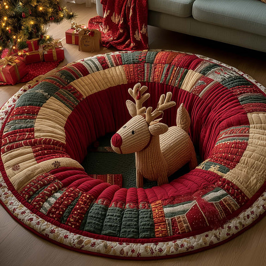 Holiday Glow Quilted Round Mat GFTOTP14525