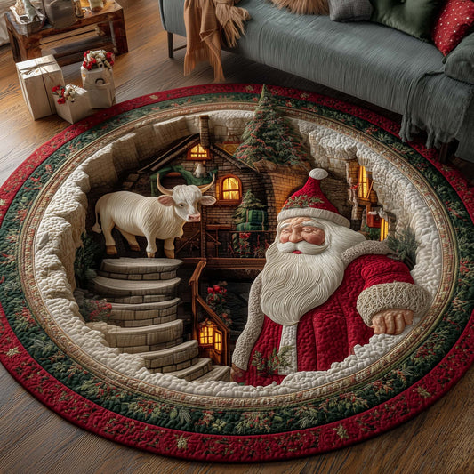 Holiday Glow Quilted Round Mat GFTOTP14526