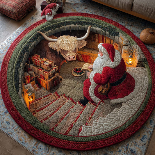 Holiday Glow Quilted Round Mat GFTOTP14527