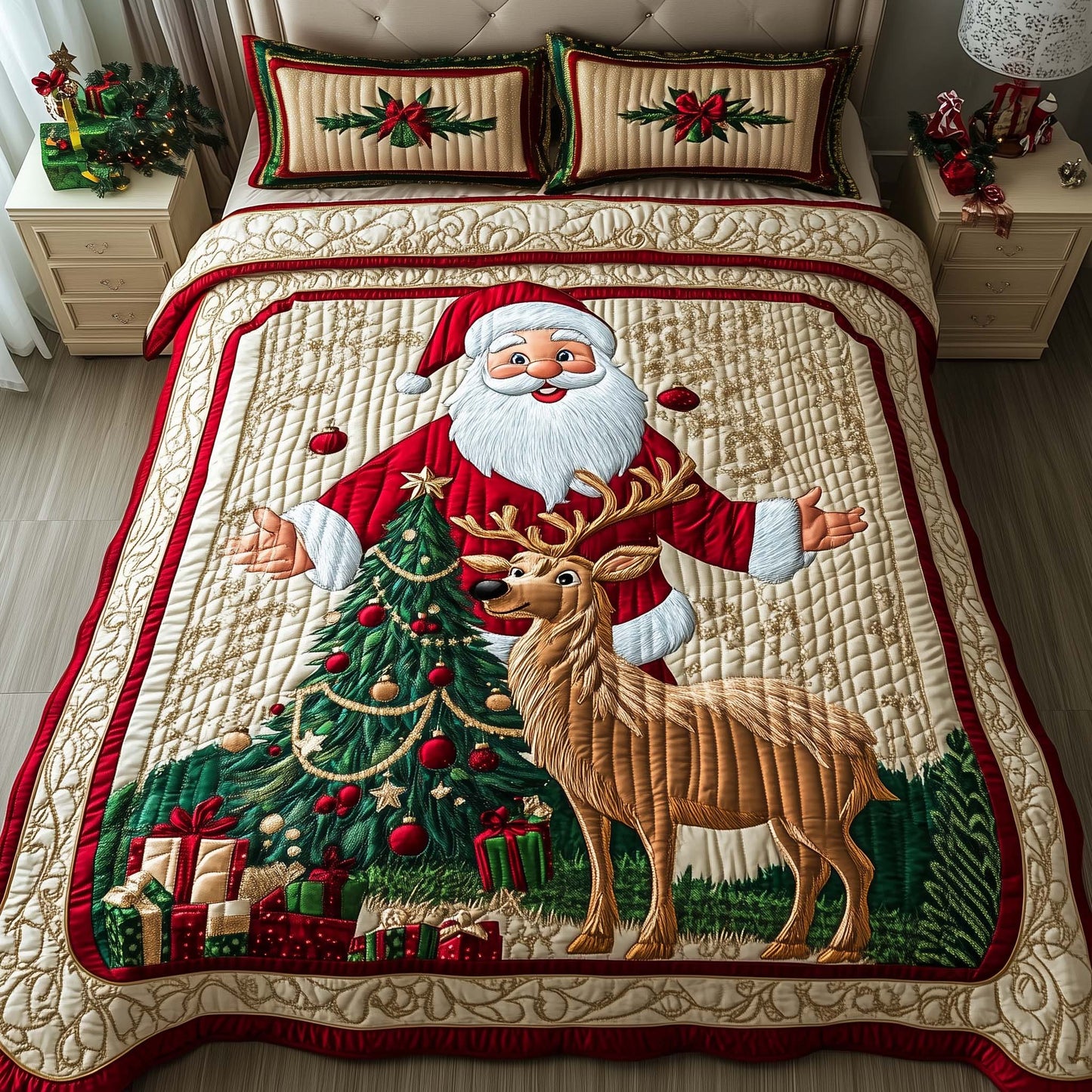Santa Workshop Duvet Cover Set GFTOTP14532