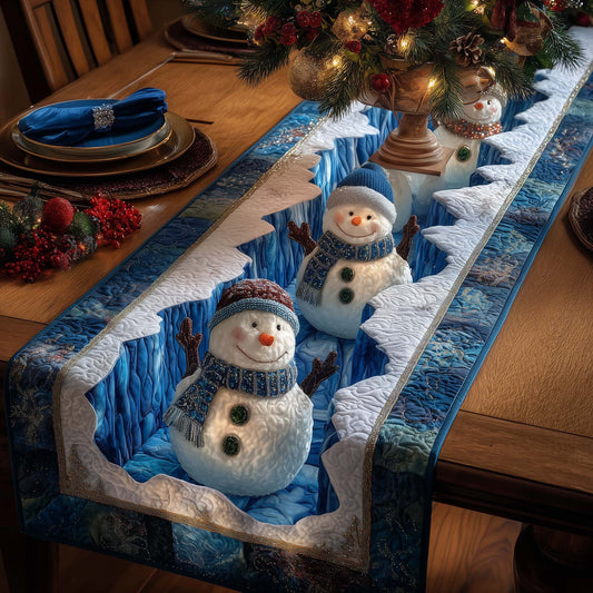 Jolly Snowmen Quilted Table Runner GFTOTP14537