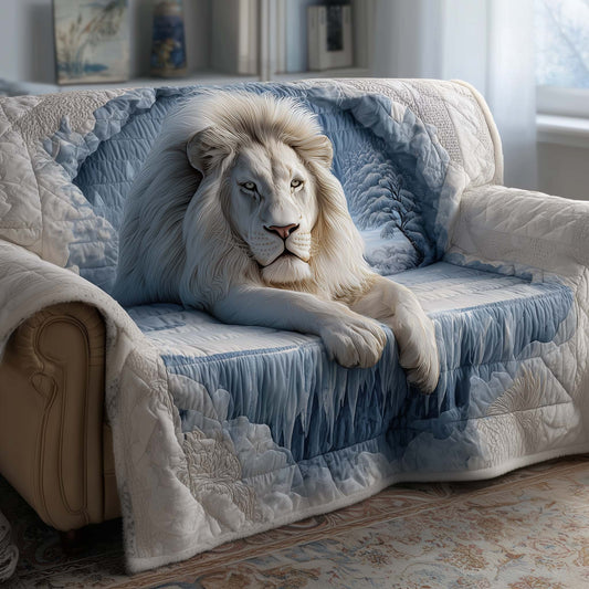 Majestic Lion Quilted Sofa Cover GFTOTP14552