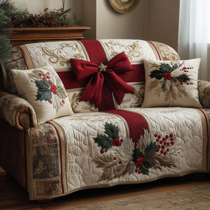 Divine Light Quilted Sofa Cover GFTOTP14558
