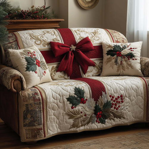Divine Light Quilted Sofa Cover GFTOTP14558