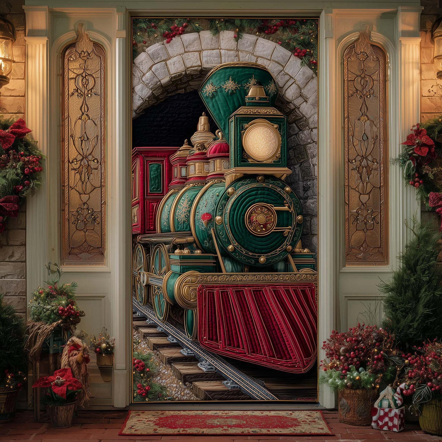 Holiday Express Quilted Door Cover GFTOTP14570