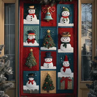Frosty Welcome Quilted Door Cover GFTOTP14577