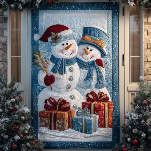 Frosty Welcome Quilted Door Cover GFTOTP14578