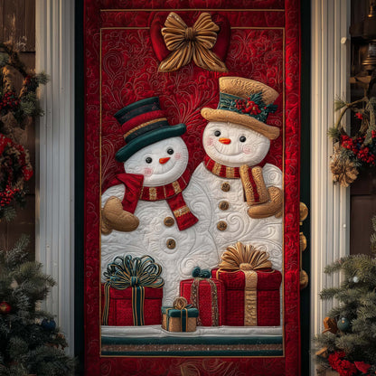 Frosty Welcome Quilted Door Cover GFTOTP14579
