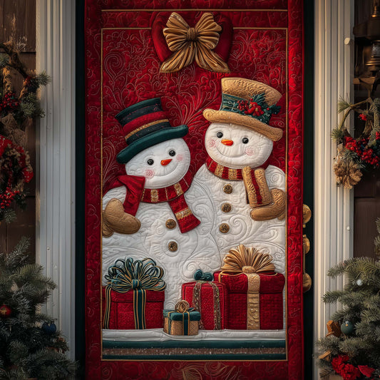 Frosty Welcome Quilted Door Cover GFTOTP14579