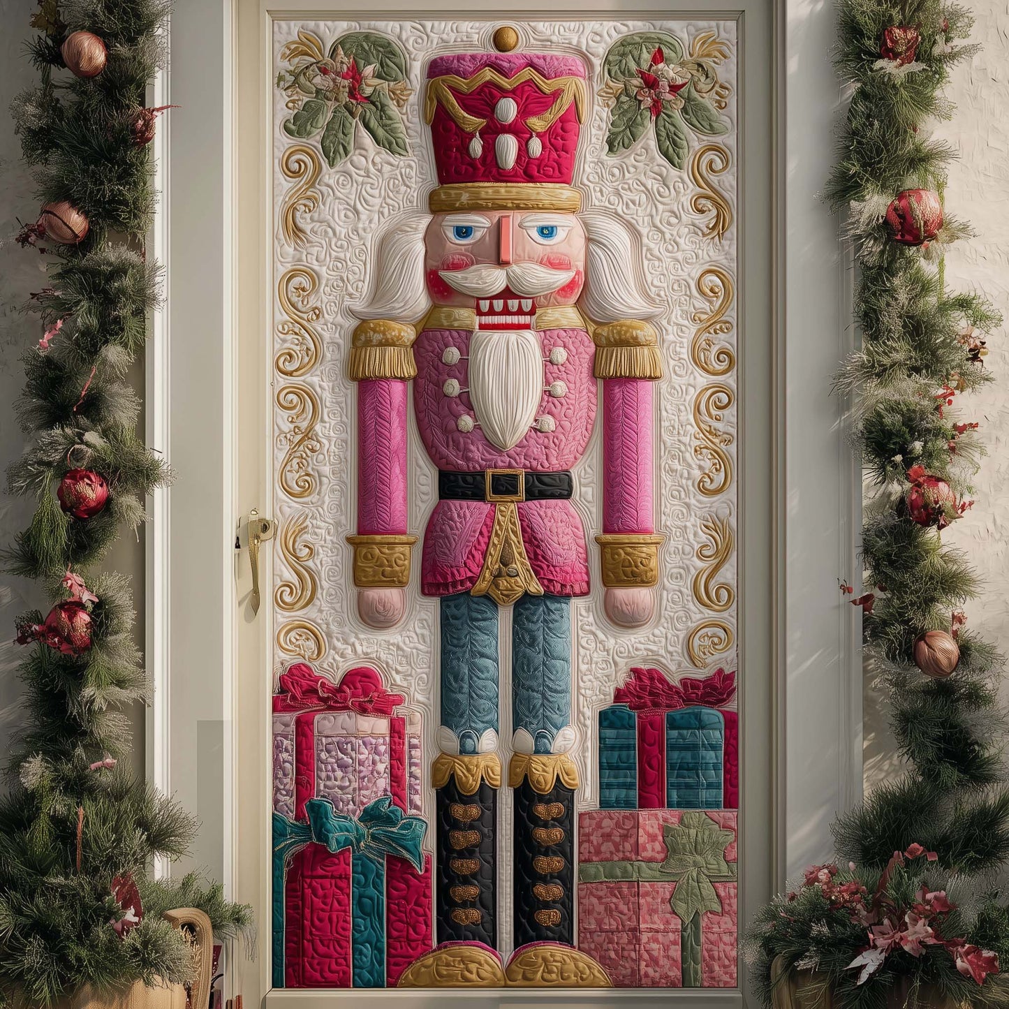 Festive Soldier Quilted Door Cover GFTOTP14582