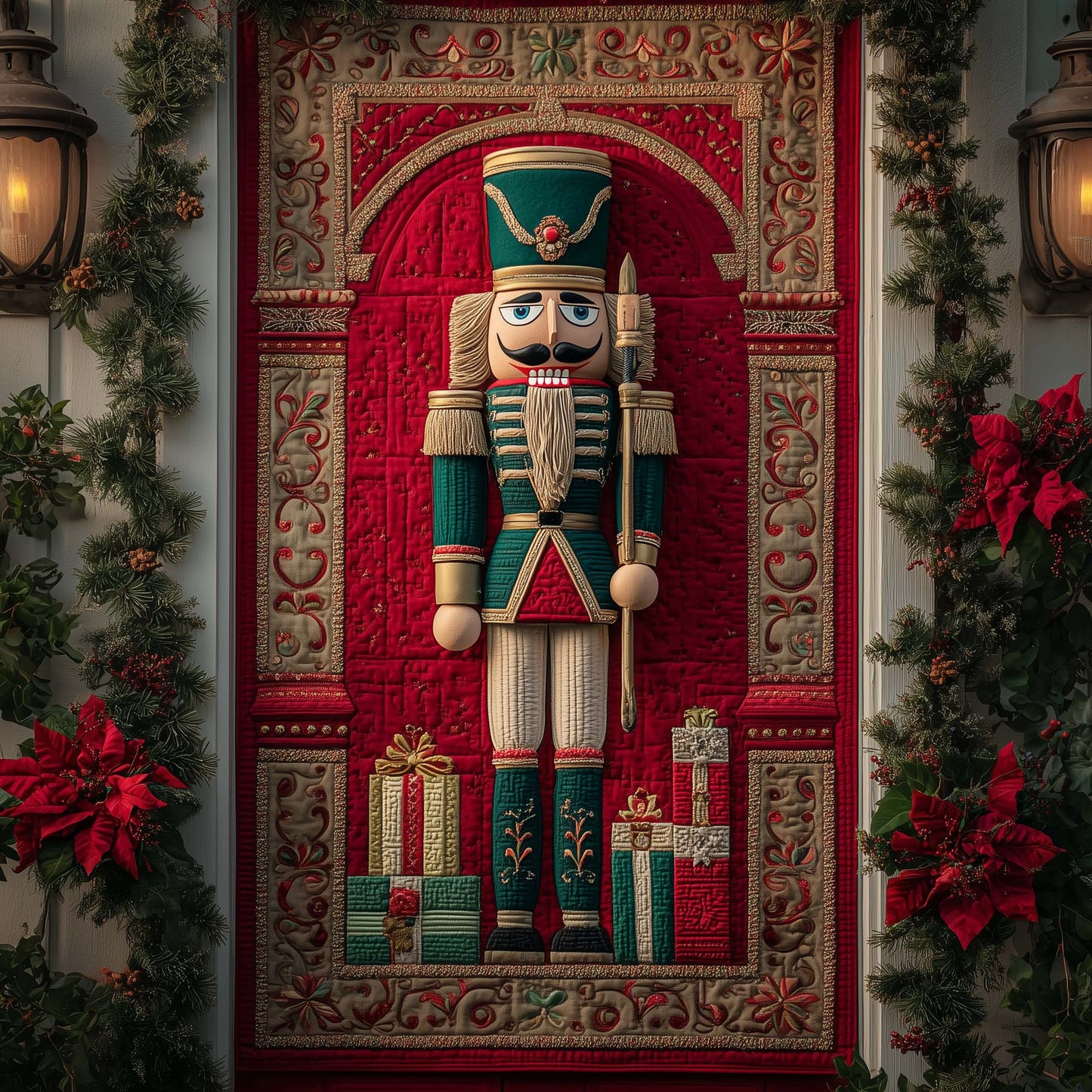 Festive Soldier Quilted Door Cover GFTOTP14583
