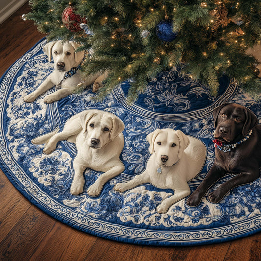 Labrador Charm Quilted Tree Skirt GFTOTP14590