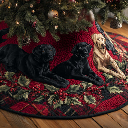Labrador Charm Quilted Tree Skirt GFTOTP14592