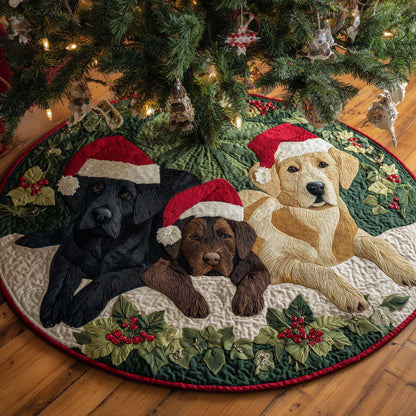 Labrador Charm Quilted Tree Skirt GFTOTP14593
