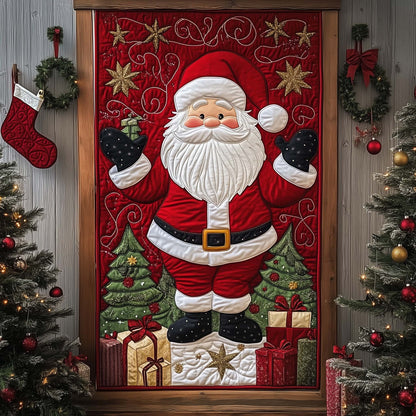 Santa Workshop Quilted Door Cover GFTOTP14608