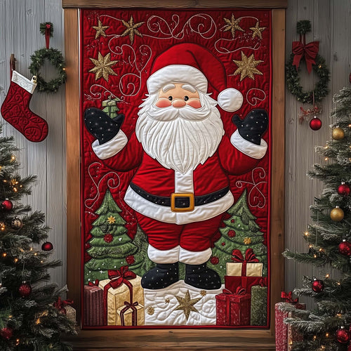 Santa Workshop Quilted Door Cover GFTOTP14608