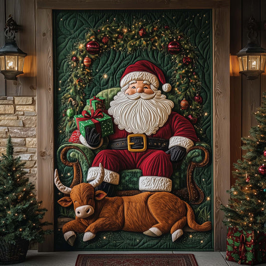 Santa Workshop Quilted Door Cover GFTOTP14610