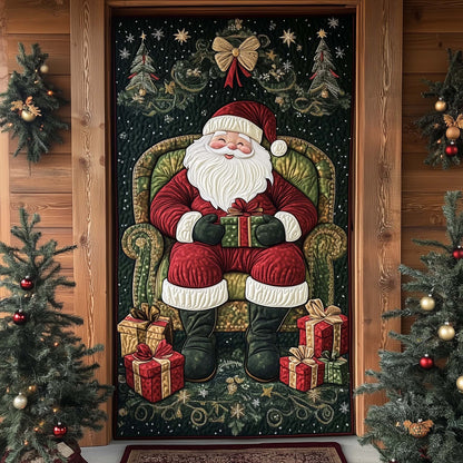 Santa Workshop Quilted Door Cover GFTOTP14611