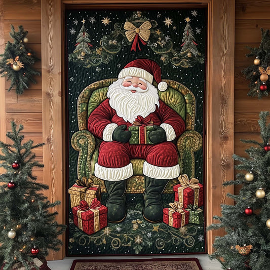 Santa Workshop Quilted Door Cover GFTOTP14611