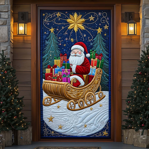 Santa Workshop Quilted Door Cover GFTOTP14612