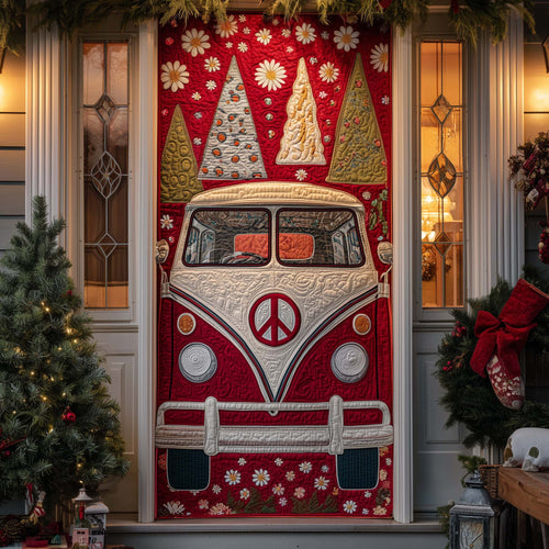 Hippie Van Quilted Door Cover GFTOTP14619