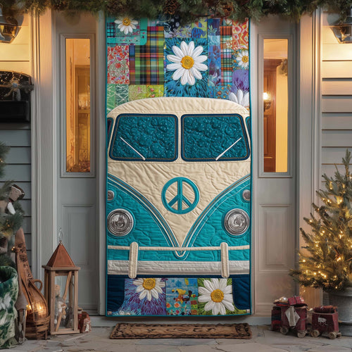 Hippie Van Quilted Door Cover GFTOTP14621