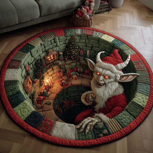 Krampus Eve Quilted Round Mat GFTOTP14648