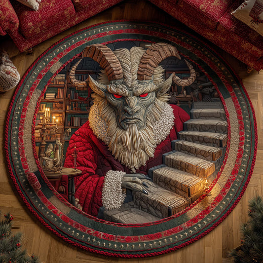 Krampus Eve Quilted Round Mat GFTOTP14654