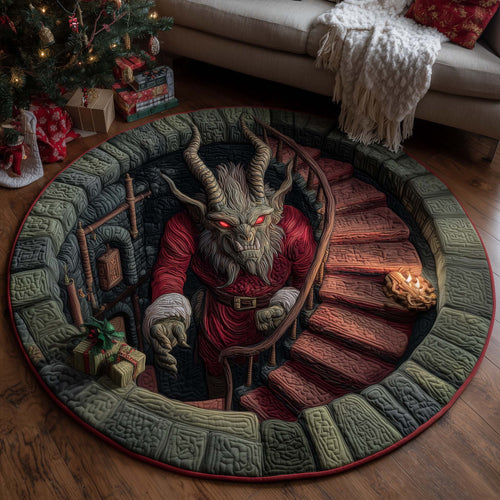 Krampus Eve Quilted Round Mat GFTOTP14655