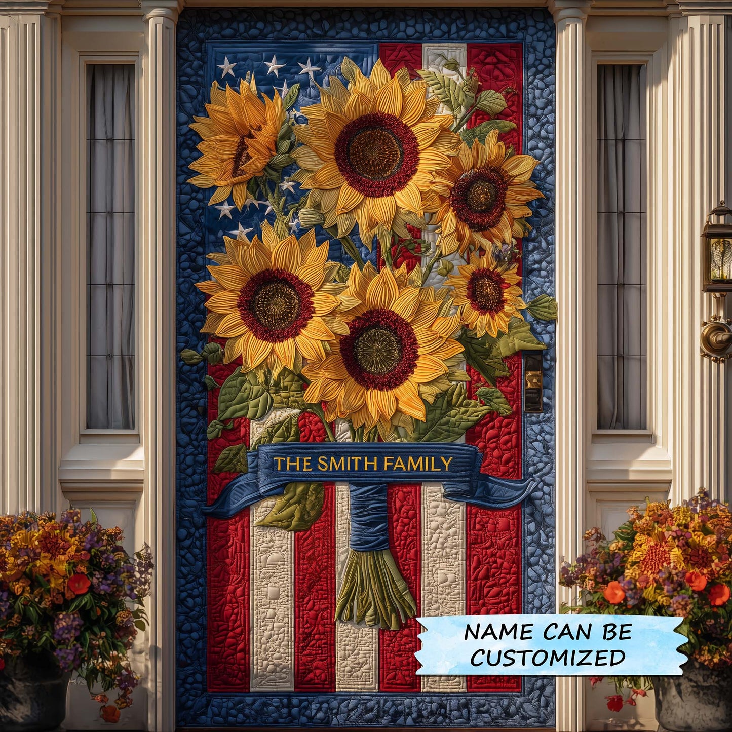 Patriotic Heritage Quilted Door Cover QTCUZ GFTOTP14679