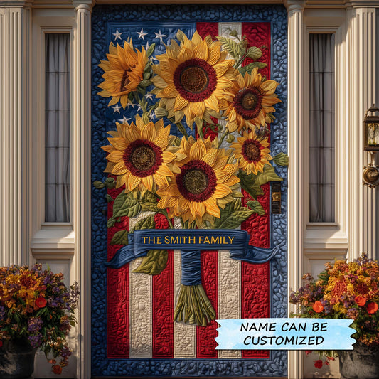 Patriotic Heritage Quilted Door Cover QTCUZ GFTOTP14679