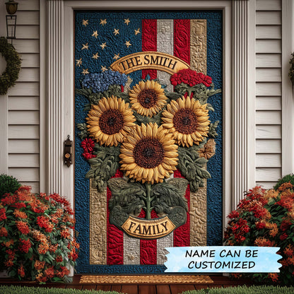 Patriotic Heritage Quilted Door Cover GFTOTP14680