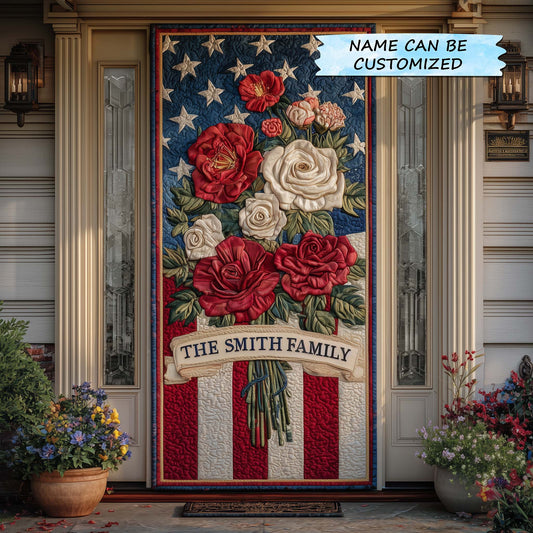 Patriotic Heritage Quilted Door Cover QTCUZ GFTOTP14681