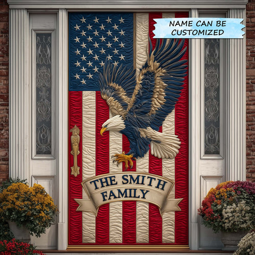 Patriotic Heritage Quilted Door Cover QTCUZ GFTOTP14683