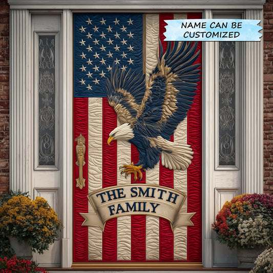 Patriotic Heritage Quilted Door Cover QTCUZ GFTOTP14683