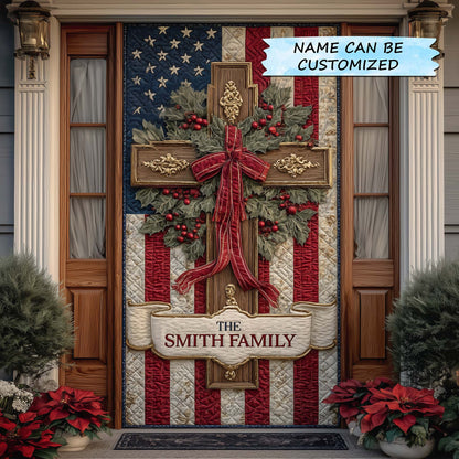 Patriotic Heritage Quilted Door Cover QTCUZ GFTOTP14686