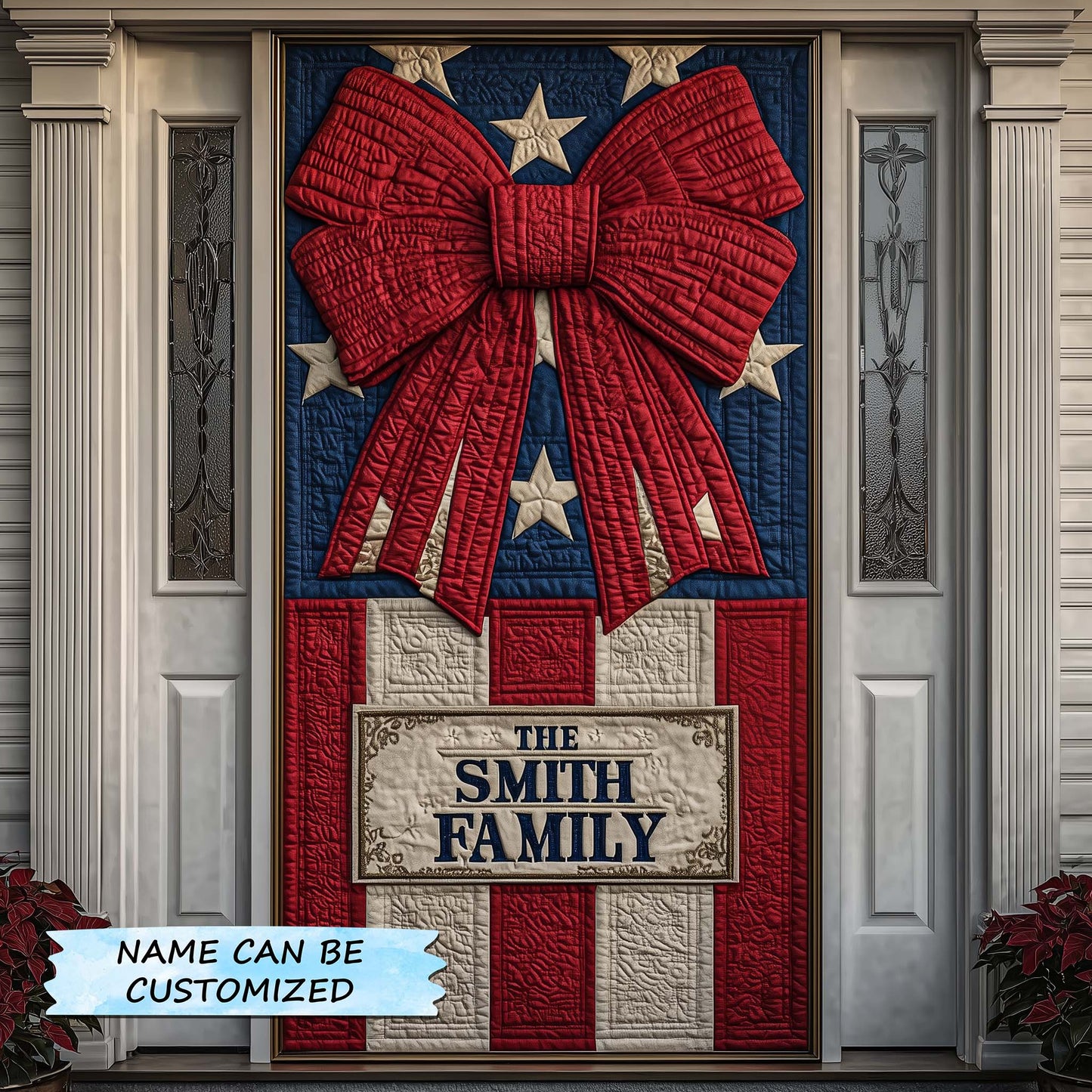 Patriotic Heritage Quilted Door Cover QTCUZ GFTOTP14688