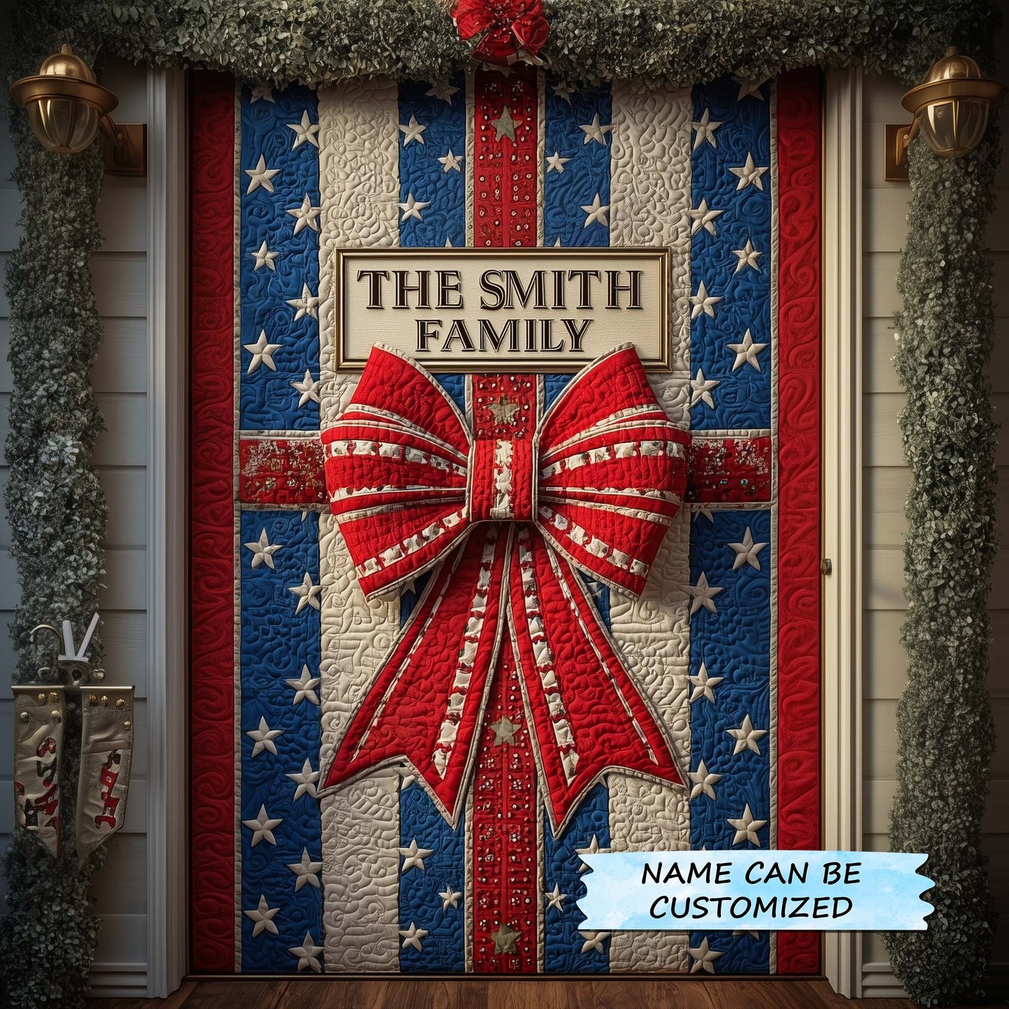 Patriotic Heritage Quilted Door Cover QTCUZ GFTOTP14689