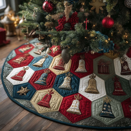 Holiday Patchwork Charm Quilted Tree Skirt GFTOTP14699