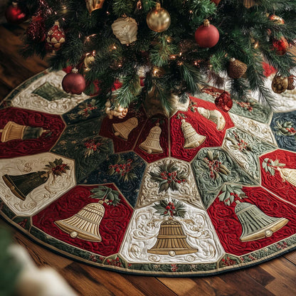 Holiday Patchwork Charm Quilted Tree Skirt GFTOTP14700