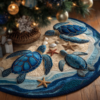 Turtle Trails Quilted Tree Skirt GFTOTP14706
