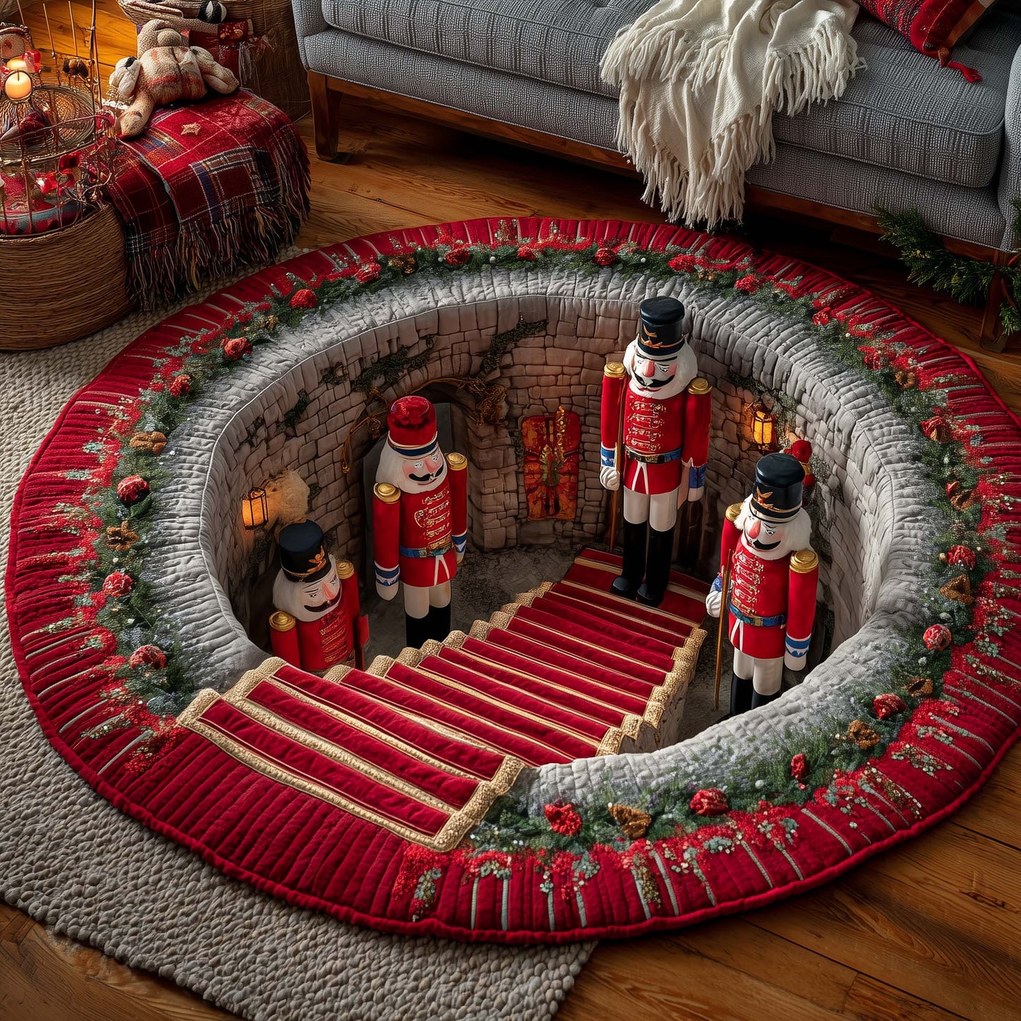 Jolly Workshop Quilted Round Mat GFTOTP14738