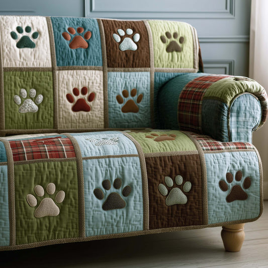 Happy Paw Parade Quilted Sofa Cover GFTOTP14757